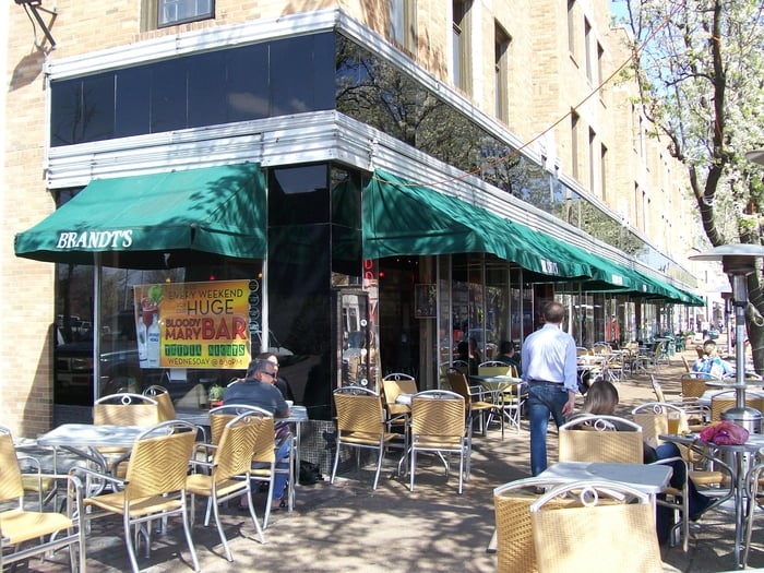 Only using a restaurant, tell us where you went to college: