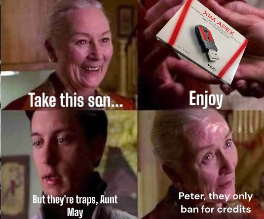 Time to buy a XIM? I heard they gave a XIM content creator a charm, is that true? 😬