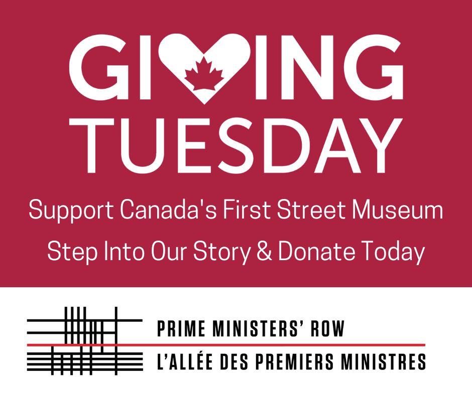 Today, on #GivingTuesday2023, Prime Ministers’ Row kindly asks for your consideration in providing a supportive tax deductible donation: pmr-apm.ca/makeadonation/    

A continued thanks to our community for your generous support!