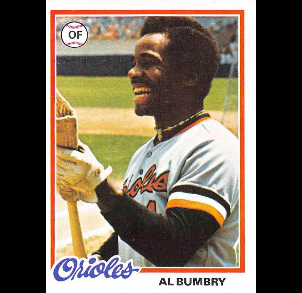 RepackedWax's tweet photo. 1. On this day in 1978, you thought you pulled an #EddieMurray from a pack of #Topps, only to discover it was #AlBumbry. And you wondered, "what kind of name is Bumbry?" He wasn't a shabby player when he was healthy though, and won the AL Rookie of the Year award in 1973. https://t.co/5dn30fQMDC