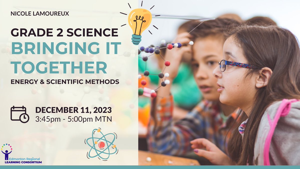 Join <a href="/nicole_manko/">Nicole Lamoureux</a> for a session that will focus on energy &amp; scientific method concepts in gr 2 #science &amp; how to help students be part of the planning &amp; implementing of an investigation to build scientific knowledge.

Learn more/register: bit.ly/ERLC24NC561
#newcurriculum