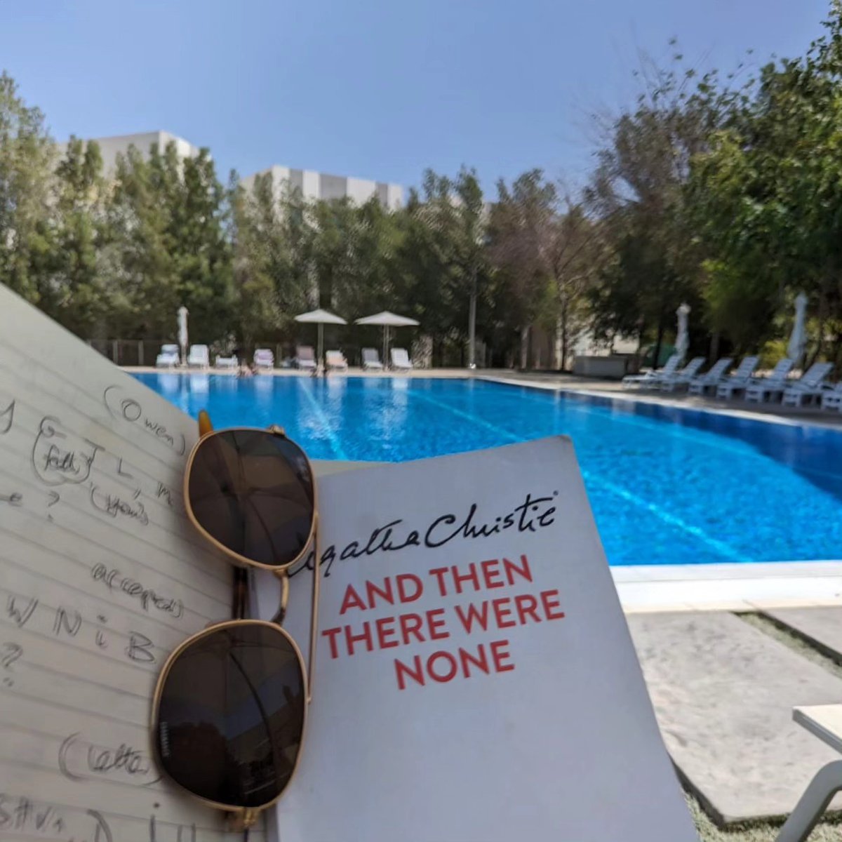 LPPDublin's tweet photo. "And Then There Were None" goes international!
Our players have been learning their lines rain or shine and poolside - now that's dedication to the cause. Looking forward to seeing you all there 📷
#agathachristie #andthentherewerenone https://t.co/yz23Xn0MtA
