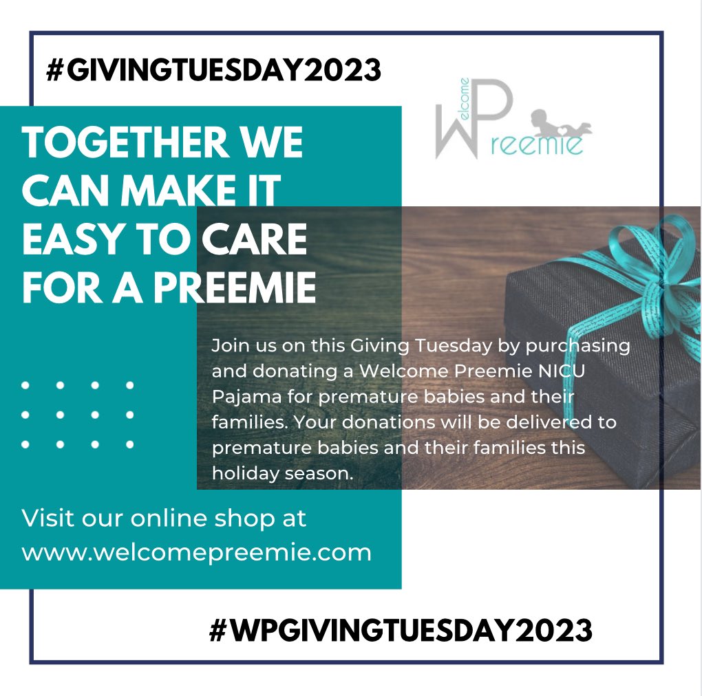 WelcomePreemie's tweet photo. Happy #GivingTuesday 💜 https://t.co/EZSsJQg8j0