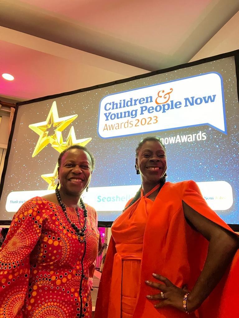 AMCo1's tweet photo. I had an enjoyable Education Awards celebratory evening on Thurs 23 Nov ... in Putney. Our #ChildrenServices department were shortlisted in 4 categories. It was great for staff to see how the impact of some of the work they are doing is appreciated. #Love the #flameorange colour! https://t.co/LDvuFI6jnj