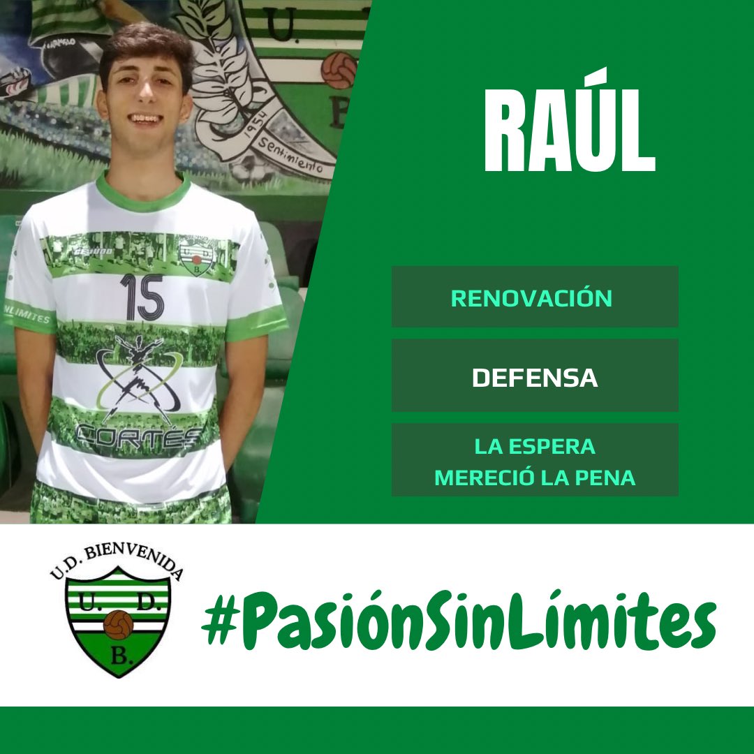 🚨RENOVACIÓN🚨

Te dijimos que te íbamos a esperar, y nos encanta haberte esperado y volver a verte sonreír así de verdiblanco. Gracias por todo lo que has aguantado por este club, #Raúl.

Ahora, a disfrutar con una #PasiónSinLímites💚🤍