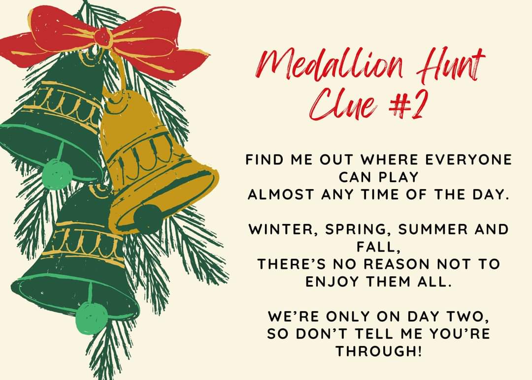 Bells on Belgrade clue #2! Bring to the library when found, winners will receive a prize!