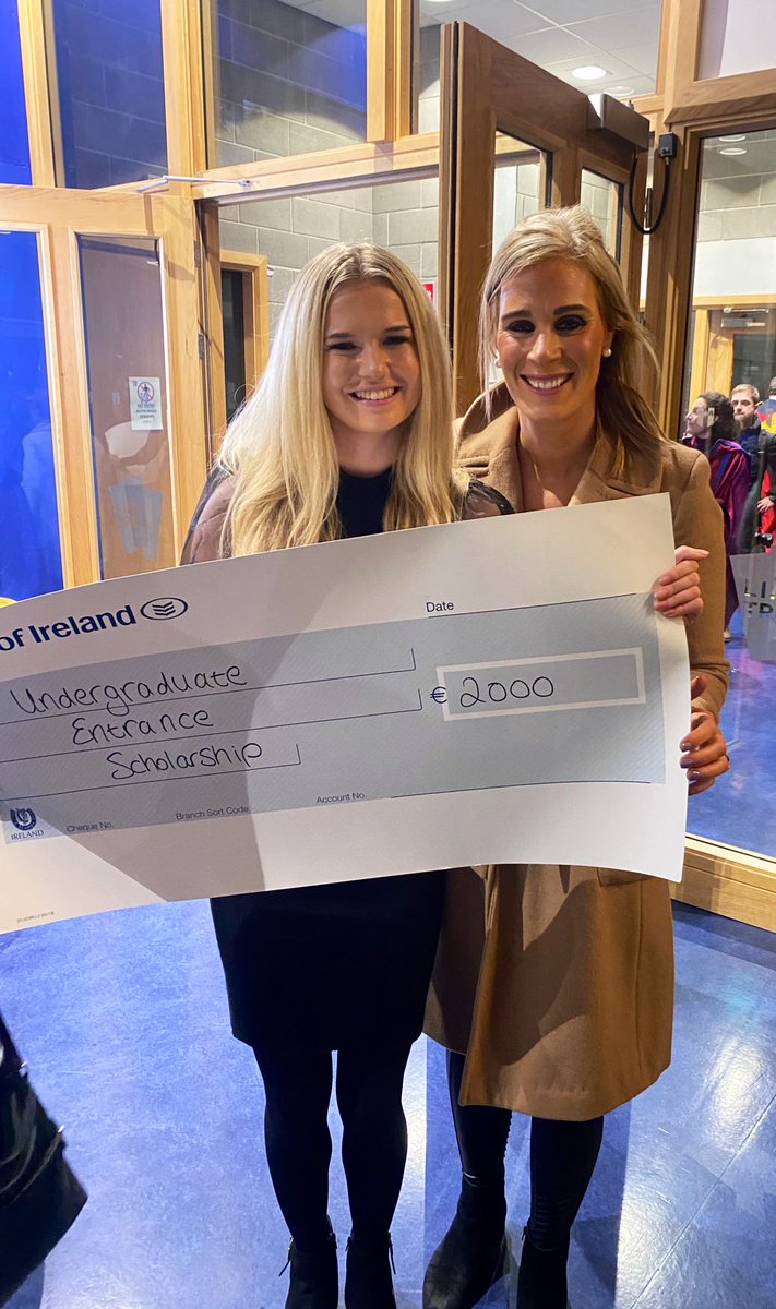 stmarysmallow's tweet photo. Congratulations to Aisling 
O’ Keeffe (Leaving Cert 2023) pictured this evening receiving an entrance scholarship to @MICLimerick for her outstanding Leaving Cert Results. 

#stmarysmallow https://t.co/9vqBslKSio