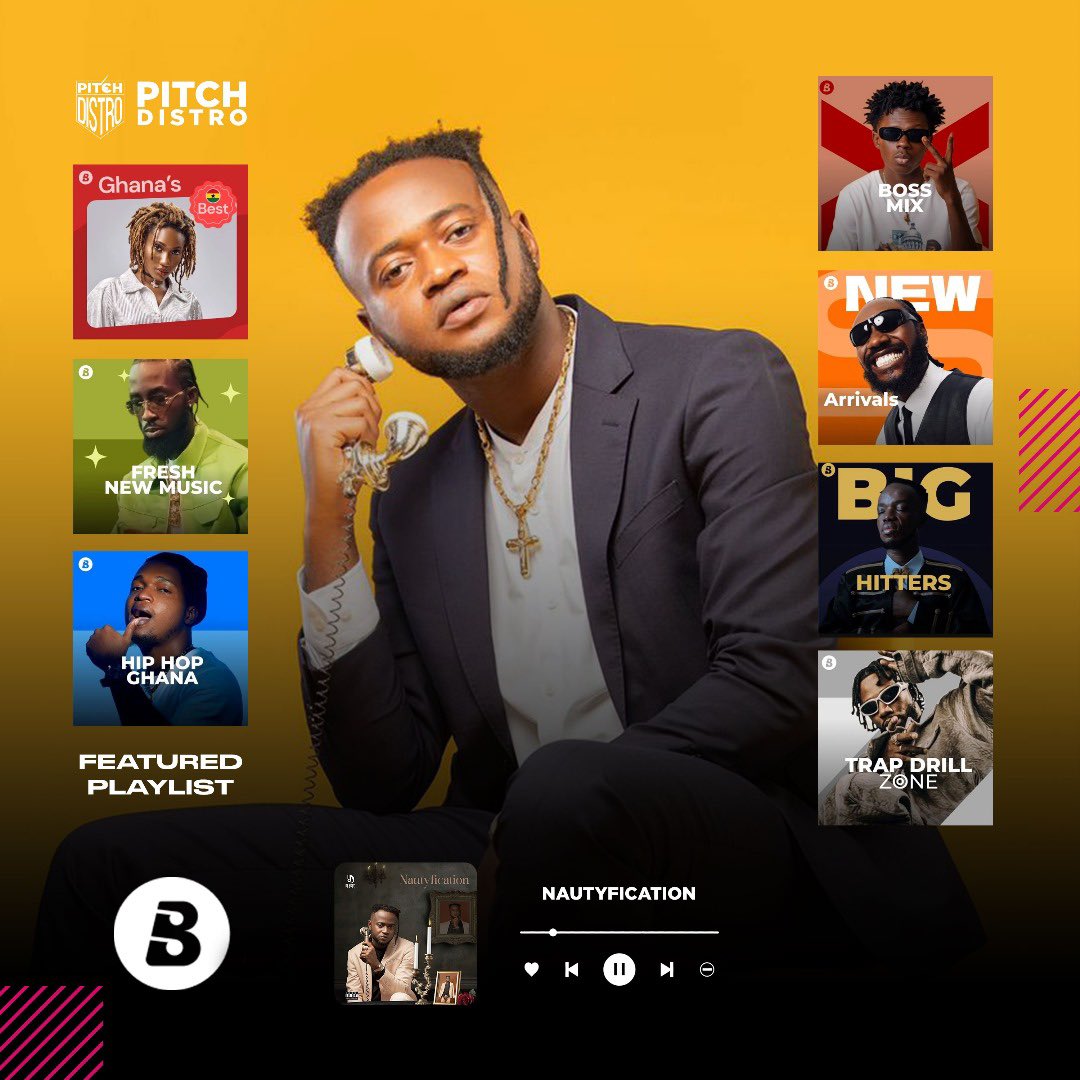 Nautycagh's tweet photo. WE ARE PLAYLISTED !!! @BoomplayGhana 😮‍💨😮‍💨😮‍💨

ShoutsToThe @pitchdistro https://t.co/wULSa28Ofp