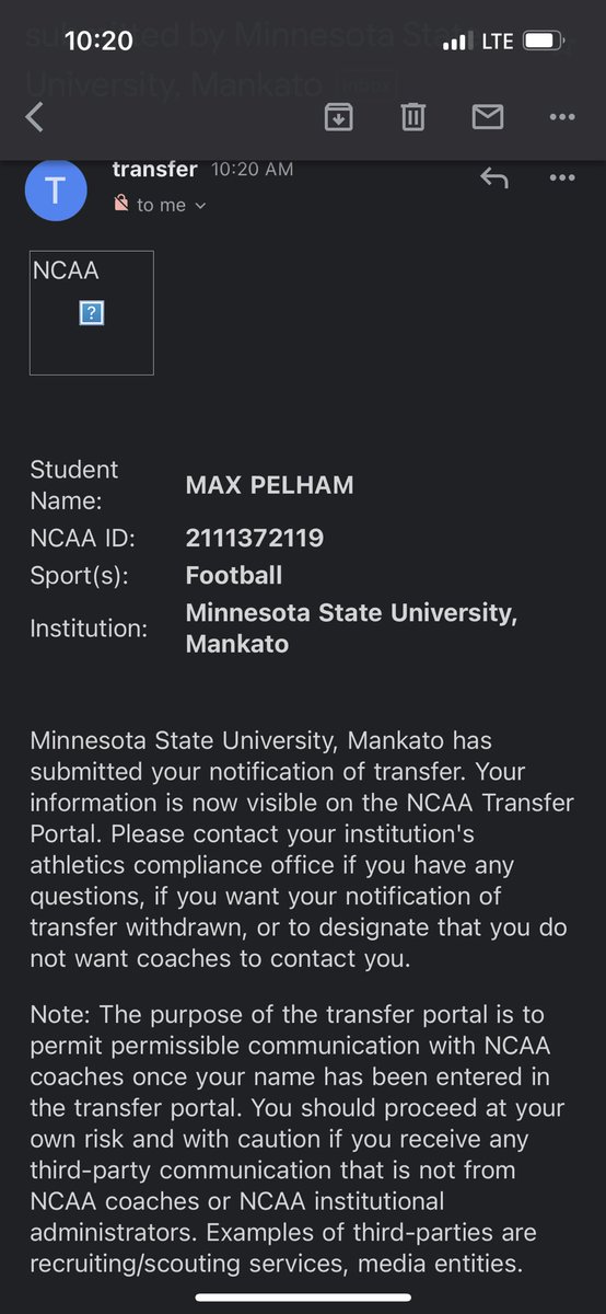 I have entered the Transfer Portal with 2 years of eligibility remaining