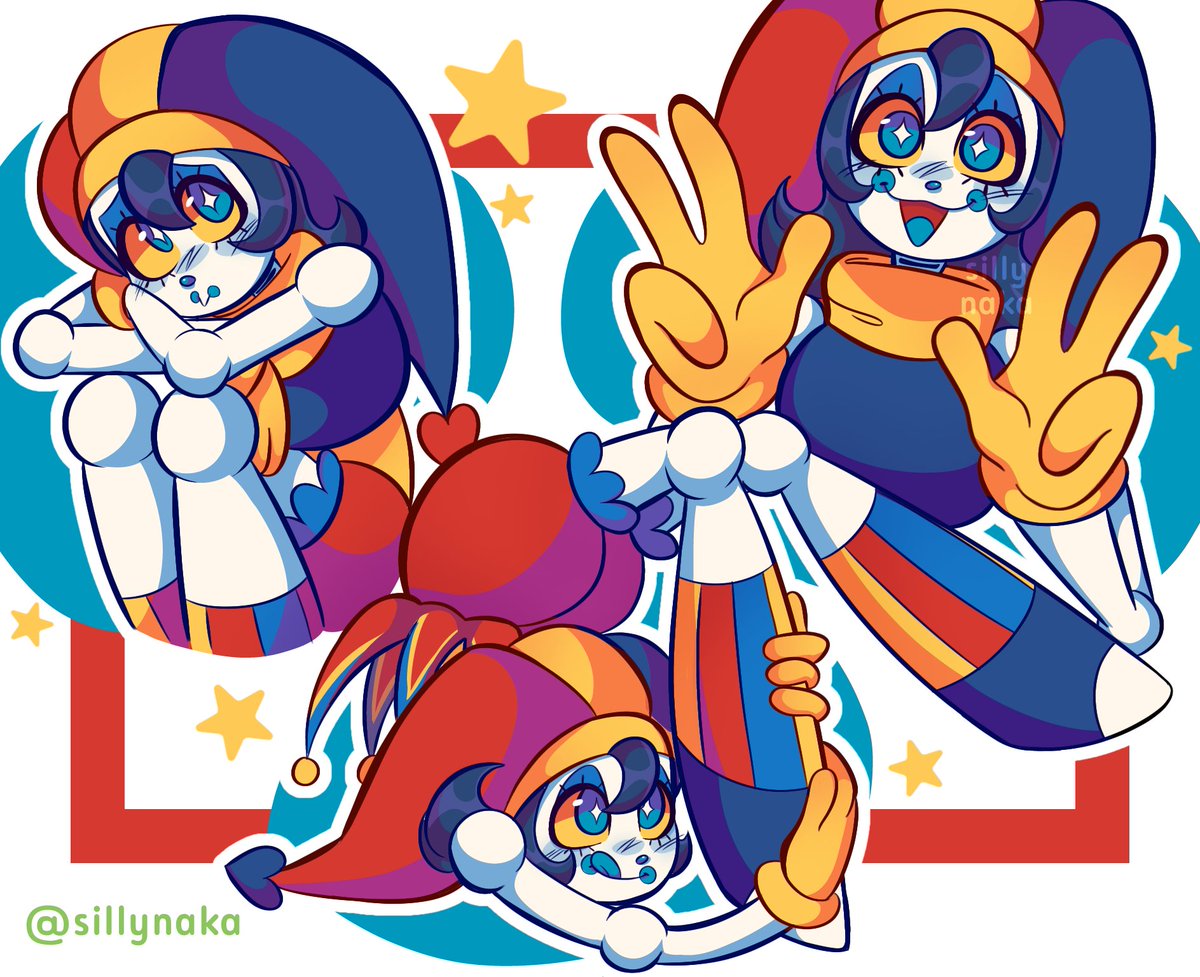 odeshx's tweet image. Jackie silly silly #DigitalCircus #DigitalCircusOC #ArtistOnTwitter