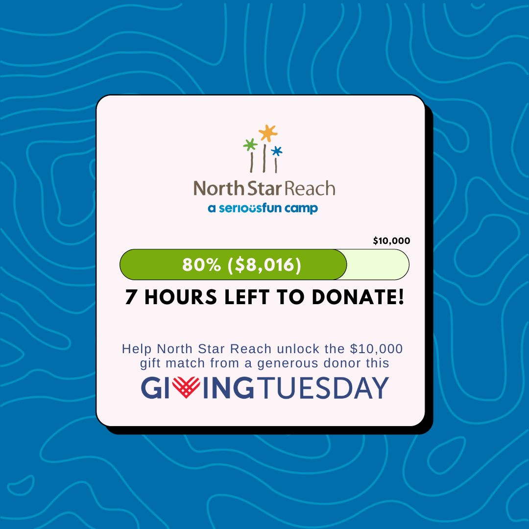 NorthStarReach's tweet photo. 💙💚🧡 7 HOURS LEFT 🧡💚💙
Double your donation this #GivingTuesday by helping #NorthStarReach unlock the gift match from a generous donor: https://t.co/YTLjhk48Ey https://t.co/yu8iGMGUyz