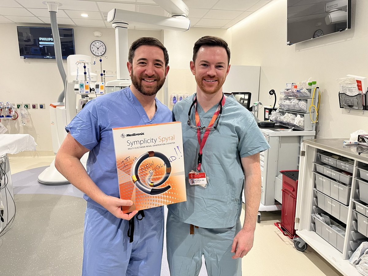 Eric Secemsky MD MSc (@ericsecemskymd) on Twitter photo Great day advancing hypertension treatment! We did 2 commercial Spyral renal denervation cases for patients who have been struggling with BP control and mediation intolerance for years. Tears by both afterwards. Exciting times! <a href="/BIDMChealth/">BIDMC</a> <a href="/BidmcCvi/">BIDMC CVI</a> <a href="/SmithBIDMC/">BIDMC Smith Center</a> <a href="/SCAI/">SCAI</a> <a href="/HyperAHA/">Hypertension</a> Great day advancing hypertension treatment! We did 2 commercial Spyral renal denervation cases for patients who have been struggling with BP control and mediation intolerance for years. Tears by both afterwards. Exciting times! <a href="/BIDMChealth/">BIDMC</a> <a href="/BidmcCvi/">BIDMC CVI</a> <a href="/SmithBIDMC/">BIDMC Smith Center</a> <a href="/SCAI/">SCAI</a> <a href="/HyperAHA/">Hypertension</a>