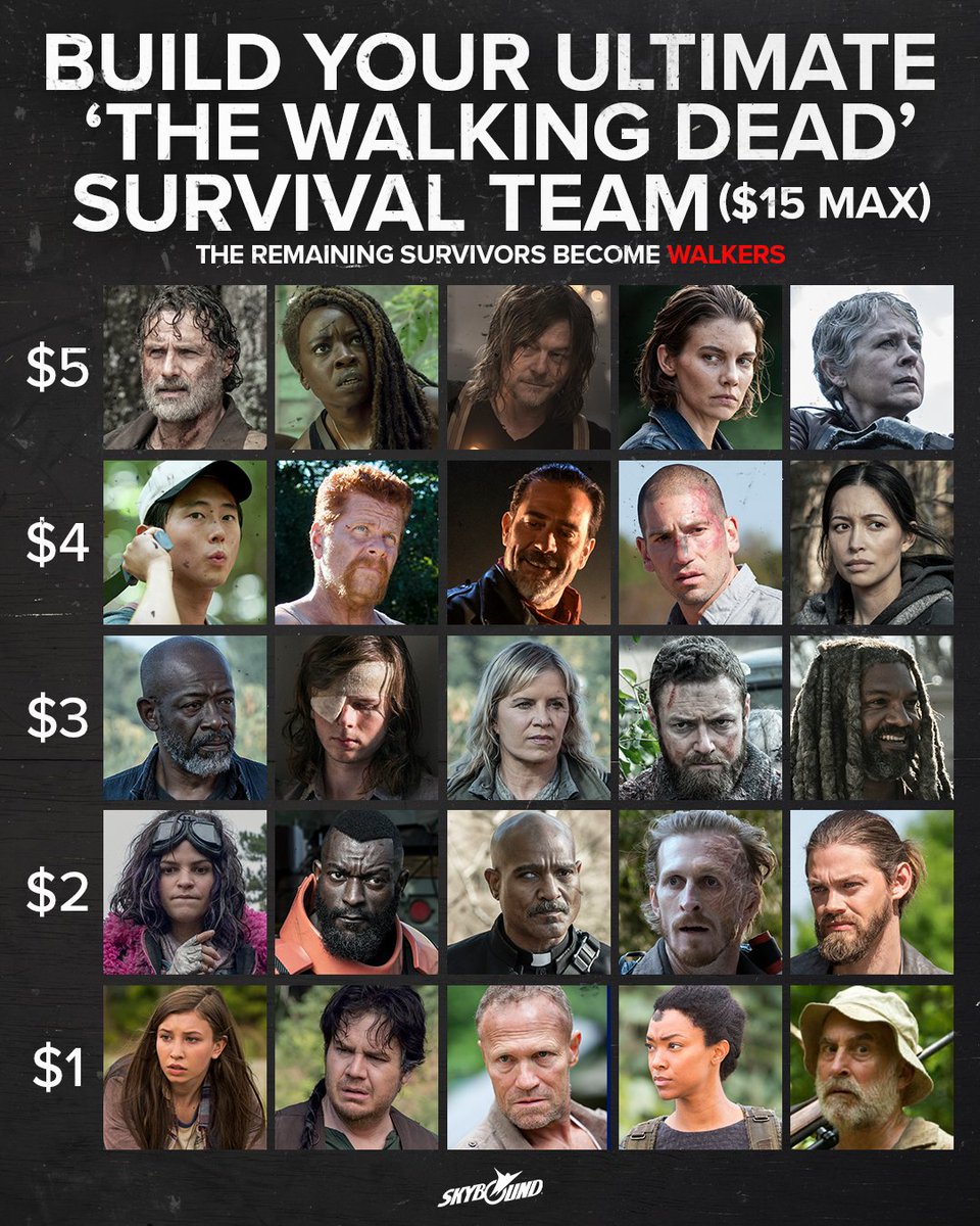 TheWalkingDead's tweet photo. Squad up. https://t.co/vfvSGwn3U2