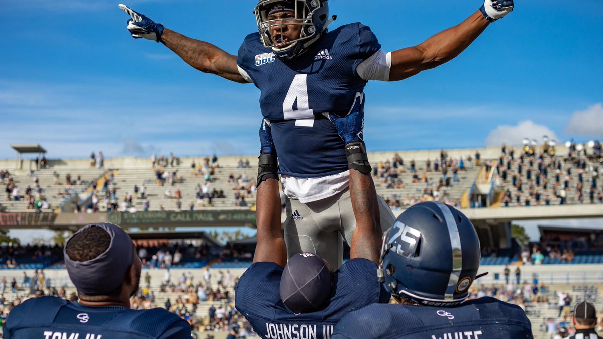 After a conversation with <a href="/Coach_BBailey/">Brandon Bailey</a> I am blessed to receive a offer from Georgia Southern University! 

#GATA