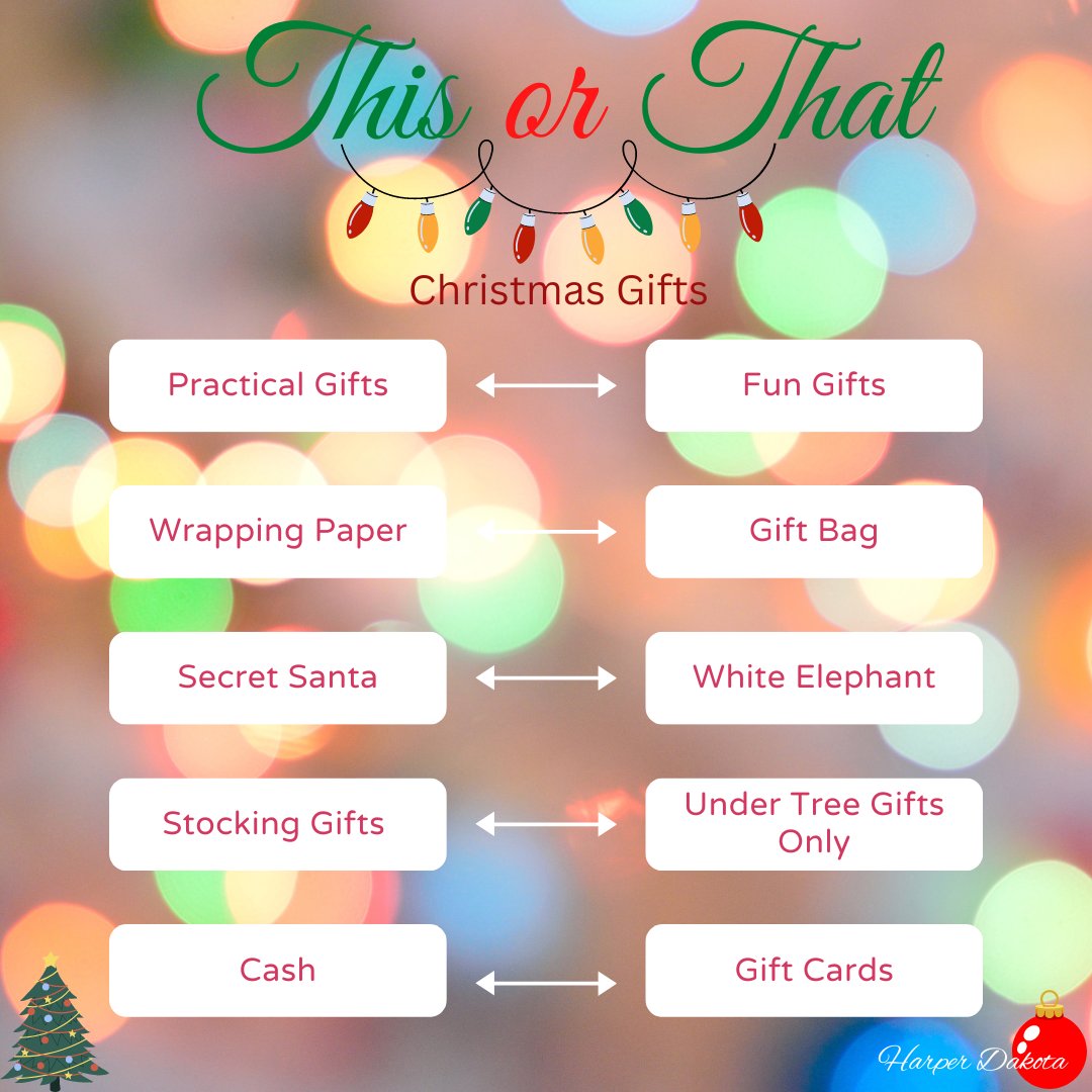 What are your favorites? This or that?
#nightwoodclanseries #indieauthor #thisorthat #thisorthatchristmas #christmas #christmasgame