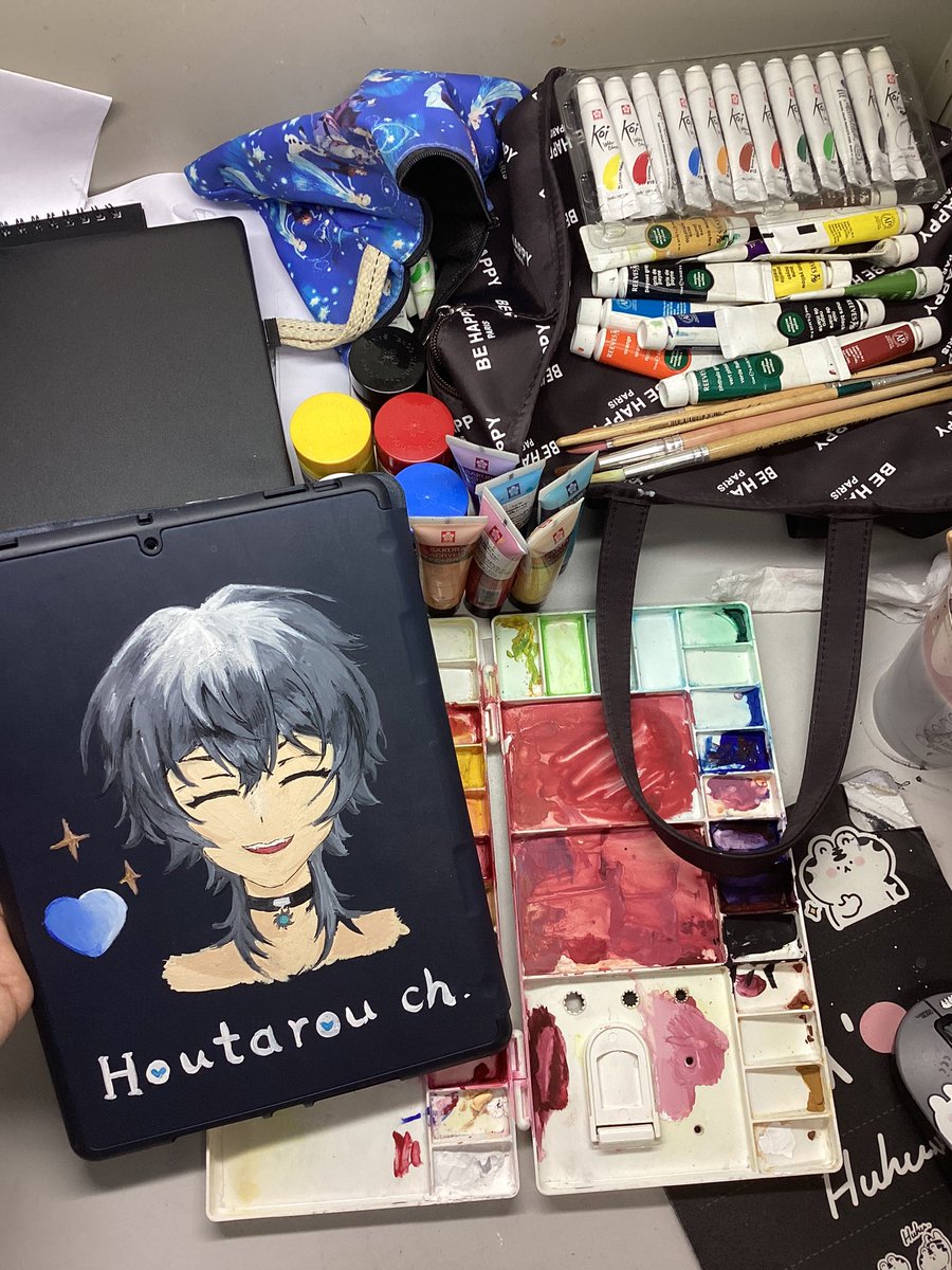 PF_PRAIFA04's tweet photo. @Laze_HoutarouVT #Hou_ART
 ลืมถ่ายตอนวาดคุณโฮแต่ตั้งใจทำมากดูจากหน้าก็รู้เลยค่ะ(ลงใหม่เมื่อกี้ผิดพลาด🥹) https://t.co/YmfCRA4CBS