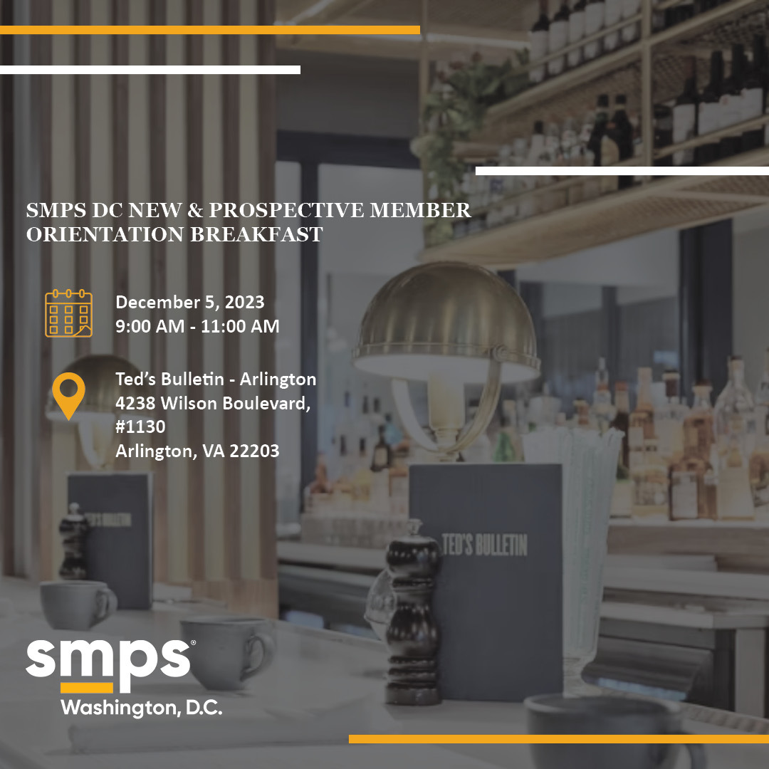 New to SMPS or considering joining? Don't miss our complimentary breakfast program! Meet SMPS DC members &amp; Board, discover member benefits, and get insights on resources, networking, and involvement opportunities. 🍳🤝📈
12/5 9-11am
Register Here: smpsdc.org/meetinginfo.ph…