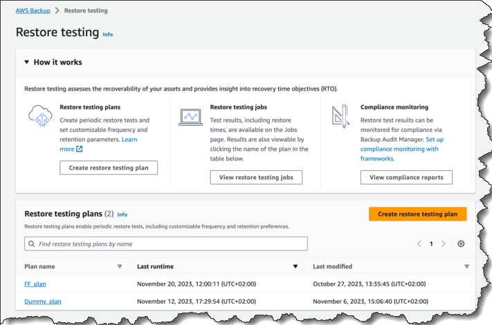 vGazza's tweet image. NEW! Automatic restore testing and validation now available in #AWSBackup 👉 go.aws/3uzEcU3 @AWS_Storage #AWS #Cloud #CloudComputing #CloudStorage #CloudOps #DataProtection #Innovation #AWSreInvent