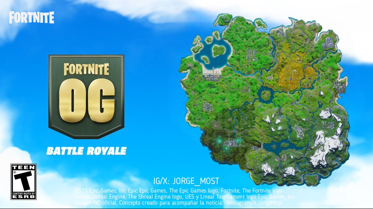 Jorge_Most's tweet photo. Os gustaría una Temporada OG pero del Capítulo 2?

#Fortnite #FortniteOG https://t.co/EiZWPQ5uBK