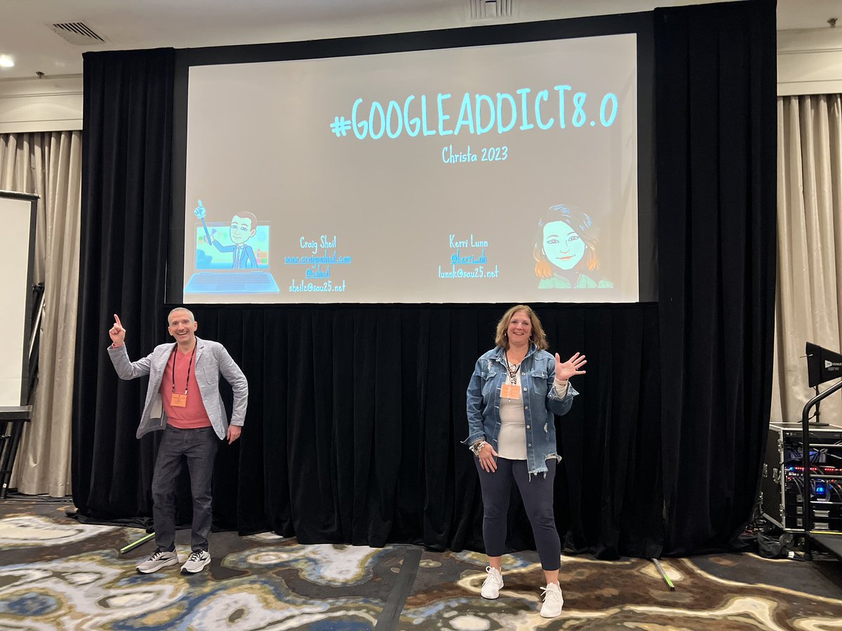 csheil's tweet photo. Another year of #googleaddict at #cmtc23 in the books. Always something for everyone #bhstech222 #bulldogpride @kerri_nh https://t.co/k1P3kGByCY