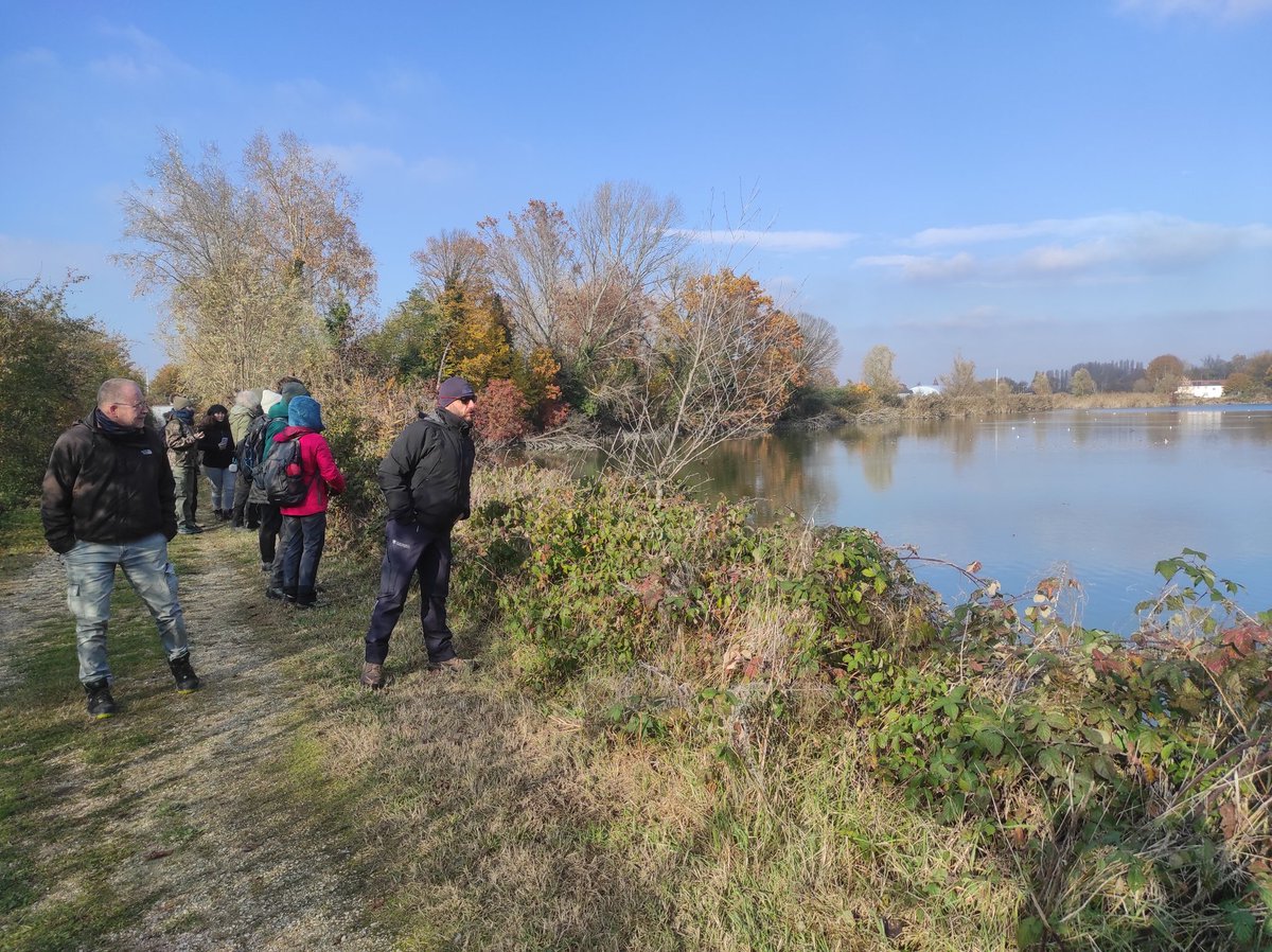 pennalp's tweet image. In the field with the students @DagriUnifi to visit #managed and artificial #wetlands, hosted by the personnel of the Reclamation District Acque Risorgive, in the Veneto Region. #hydrology #biodiversity #ecosystem #services #birds #plants #phytodepuration #Nutrients #Nature-based