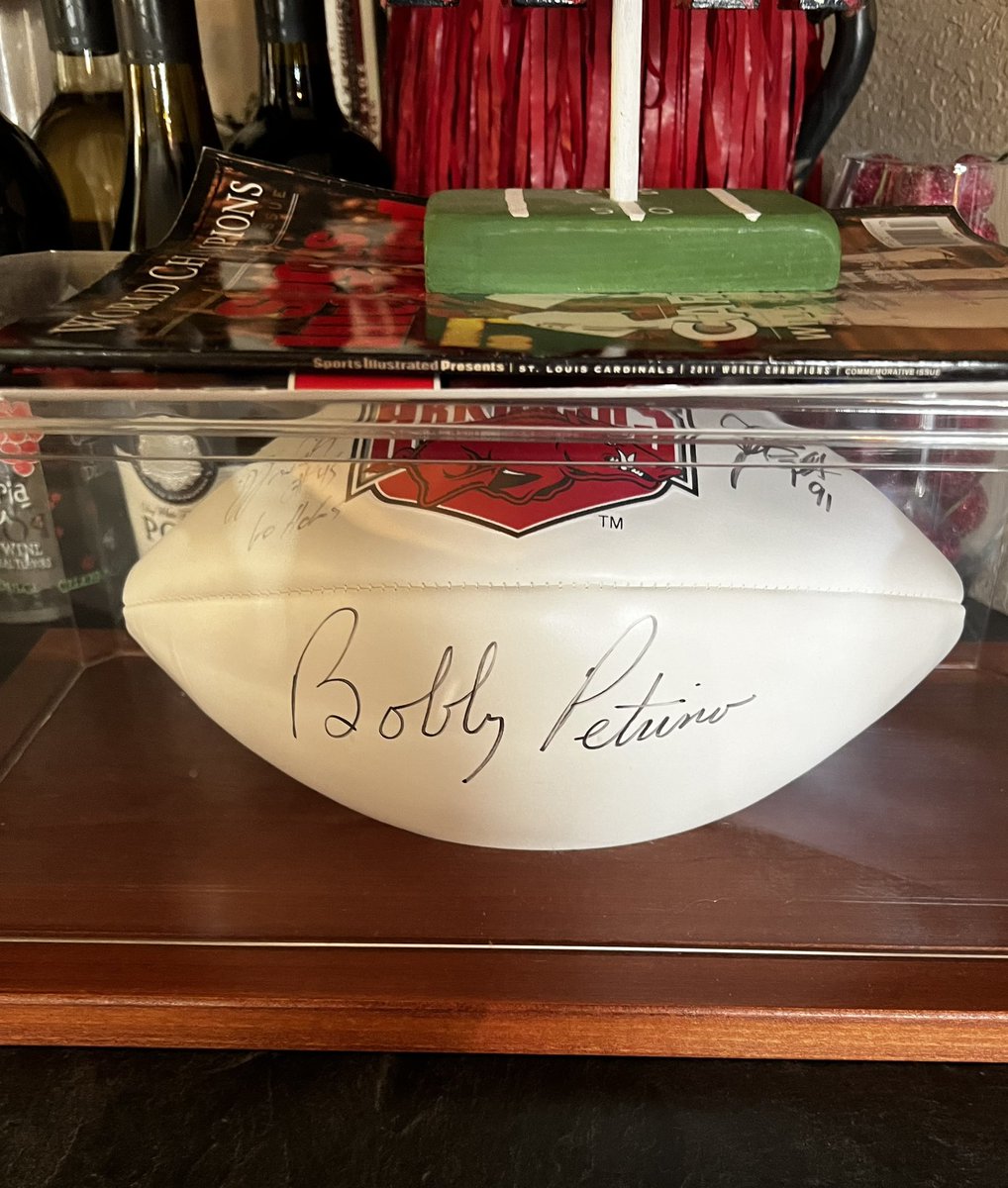 Timacord15's tweet photo. This is pertinent again. Poor thing’s been sitting at the end of my bar for years now  @TreyBiddy @MikeIrwinPTN @ArkRazorbacks https://t.co/s2KkBGZwPe