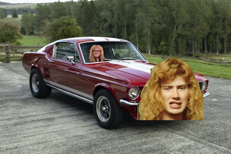 Tweets_Sell's tweet photo. Dave Mustaine in his Dave Mustang https://t.co/VYV35I2ppZ