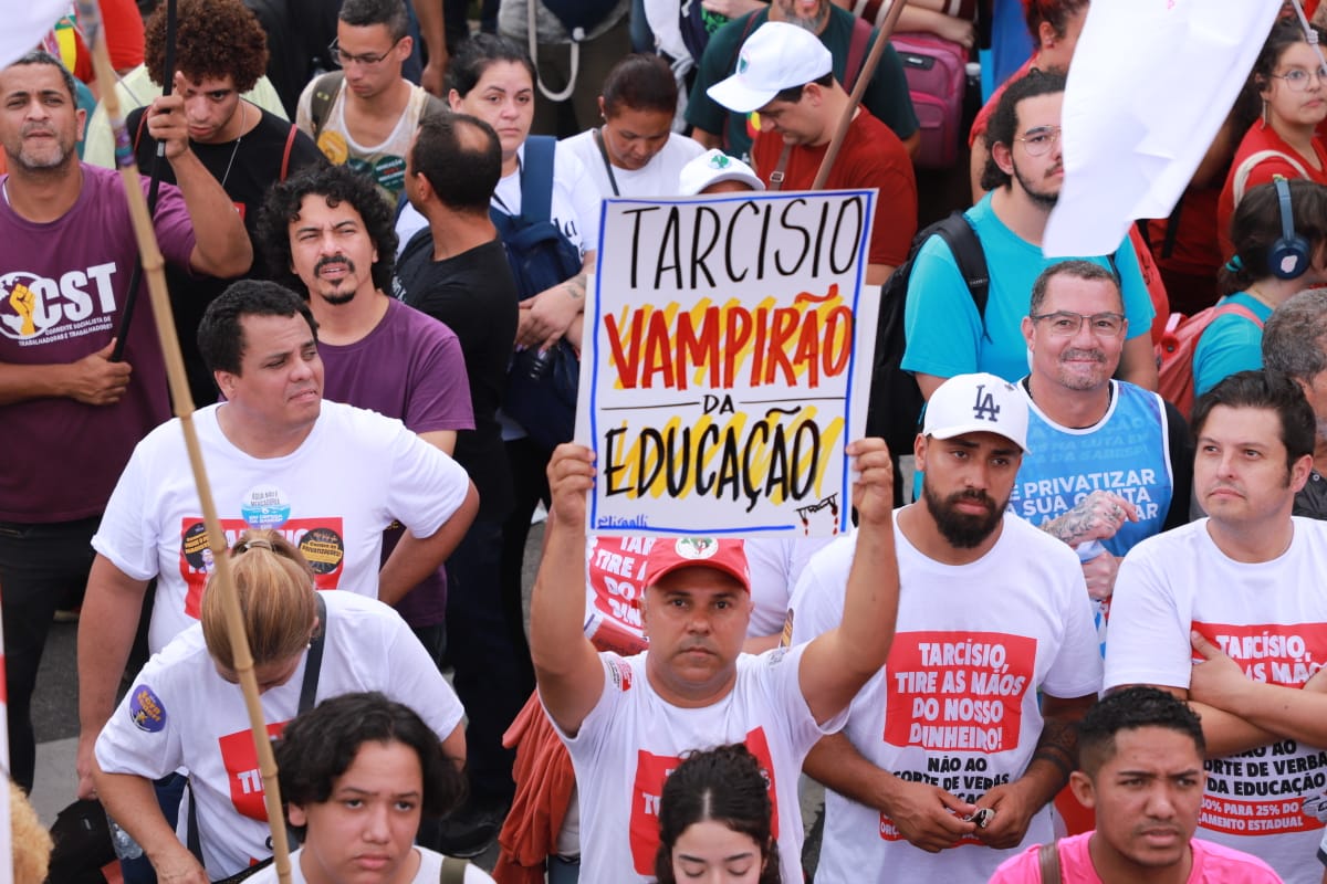 quilomboperifa's tweet photo. Greve Unificada contra as privatizações do governador Tarcísio! 

#GreveContraÀprivatizacao https://t.co/aHtM3wRDQZ