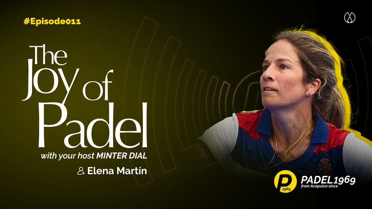 🎾 Oyé! Oyé! The newest episode of @joyofpadel #podcast is out‼️ It’s with Elena Martin Ortiz, accomplished #padel player and coauthor of the 2023 Global Padel Report, published by @MonitorDeloitte and @Playtomic_. 👉🏼 minterdial.com/2023/11/elena-… @joyofpadel #joyofpadel
