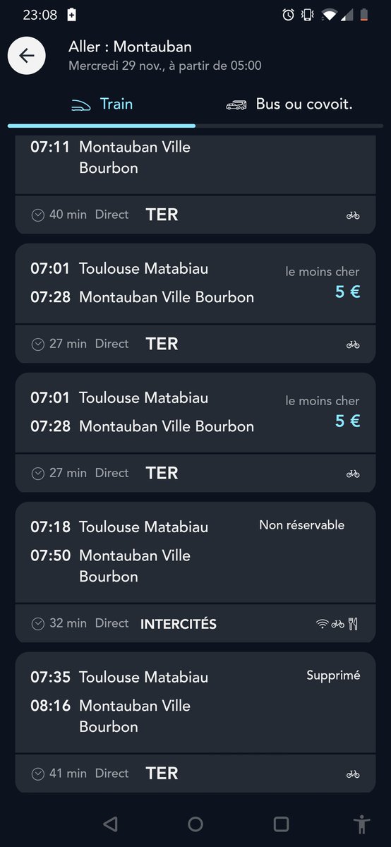 Habeau2's tweet photo. @lio_train_sncf 27 minutes semi direct et 40 omnibus  actuellement contre 35 et 48 désormais. A vous de nous faire préférer le train. L'allongement du temps de parcours est dut a quoi ?. https://t.co/Eav5Pwz6Cw