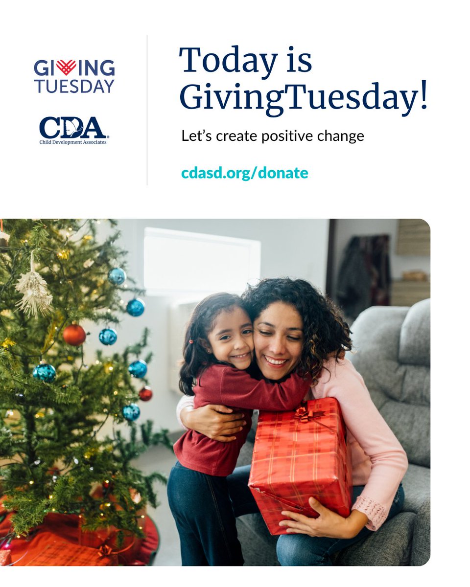 This #GivingTuesday, brighten the holidays for families enrolled in our Alternative Payment Program. A donation supporting our Positive Change Giving Program will help provide families with gifts for their children and a grocery gift card. Donate today at cdasd.org/donate