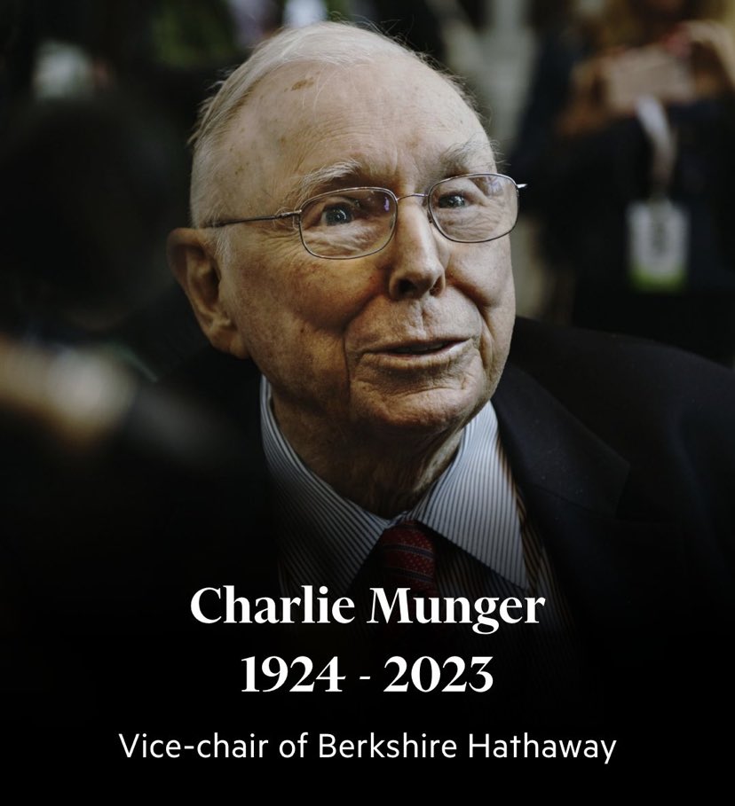 FairwayResearch's tweet photo. Well-lived sir! I hope his teachings live on for centuries. https://t.co/2OSKCPq0wz