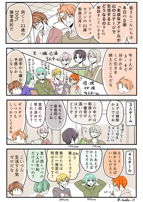 アイナナ未成年組がコテージで生活してみた(1/2)※再掲