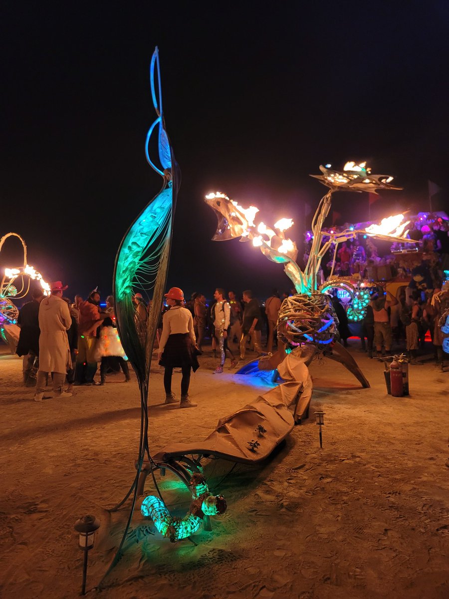 egauderman's tweet photo. Did the LED lighting for a large fire sculpture at Burning Man https://t.co/dwhZdCJFXc