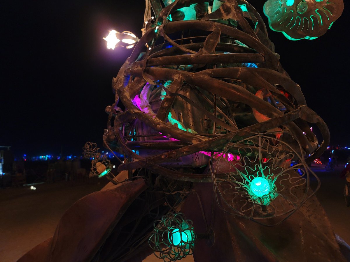 egauderman's tweet photo. Did the LED lighting for a large fire sculpture at Burning Man https://t.co/dwhZdCJFXc
