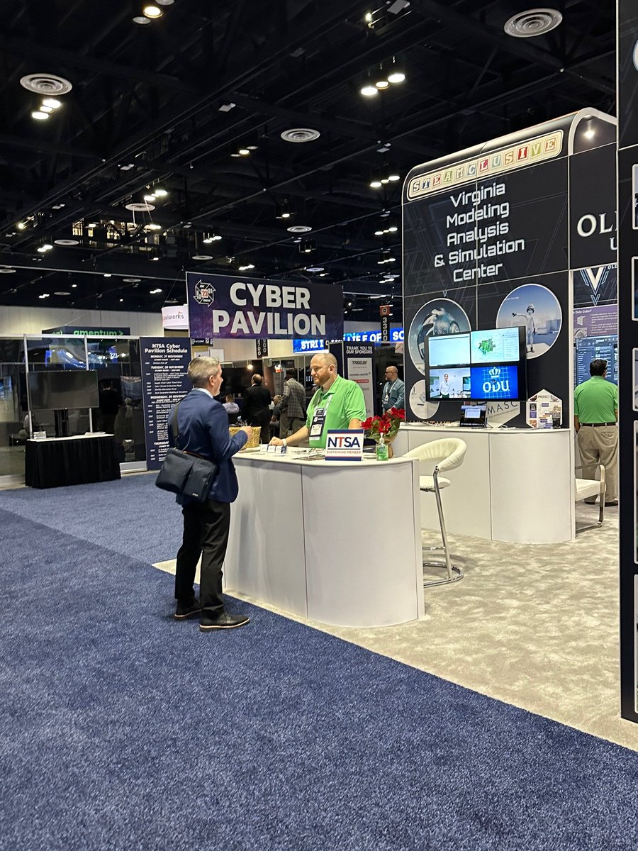 vmasc_odu's tweet photo. Telling our story of serving the community, industry, and government through 25 years of modeling excellence. #IITSEC2023 https://t.co/qW97YK1yO5