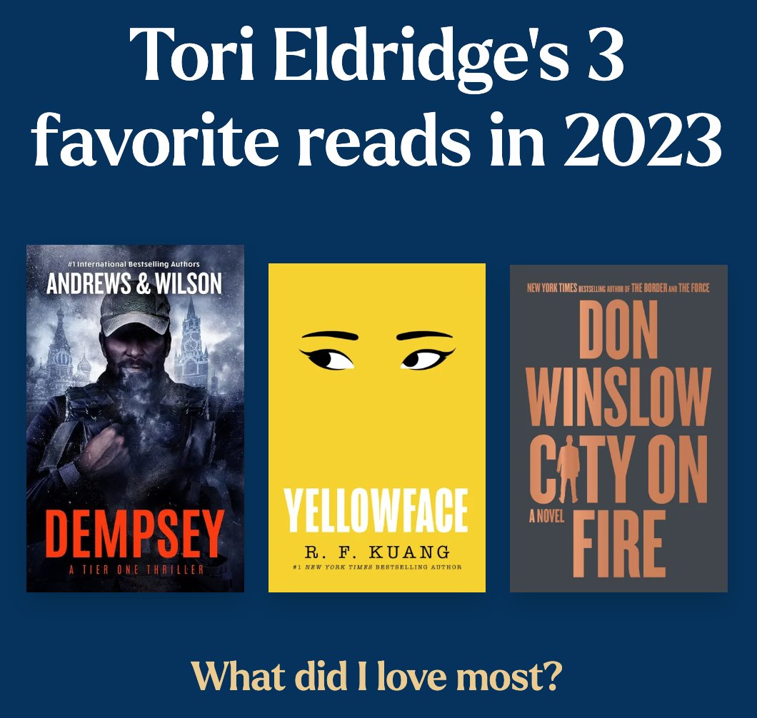 Read on to discover why I chose these #mustreadbooks for my @Shepherd_books 3 Favorite Reads in 2023! 📚 shepherd.com/bboy/2023/f/to… @BAndrewsJWilson @kuangrf @donwinslow