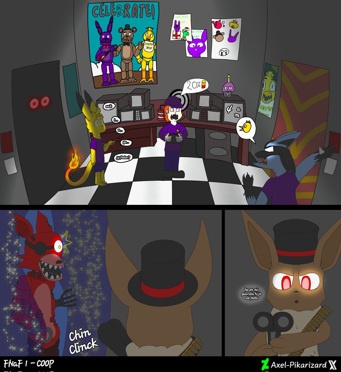 FNAF 1 + COOP = Caos Asegurado

#FNAF #Pokemon