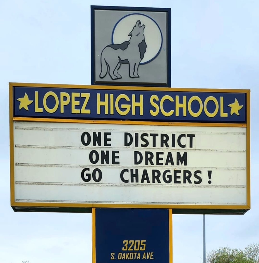 One district, One Dream, Go CHARGERS! #BISDStrong