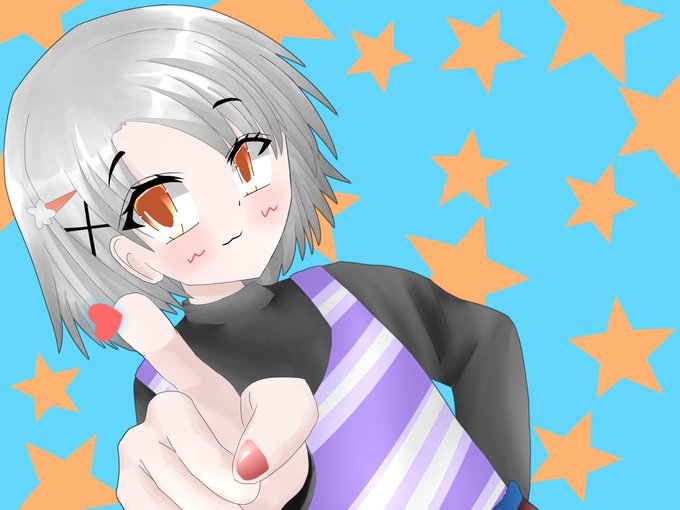 #イラスト 
#絵柄好みって人にフォローされたい 
もう一つのアカウントで載せたイラストの再掲。
気狂いなすびから出てるフリーのノベルゲーム「魚の心」に出てくる頼れる年上のあこさん😆
実は男性😻‼️ 