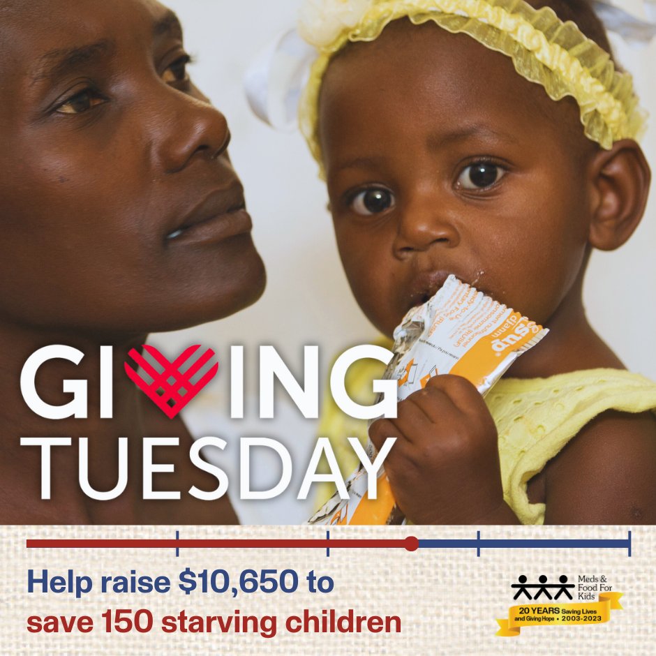mfkhaiti's tweet image. Today we celebrate #GivingTuesday, a day for making positive change. ❤️

A second chance at a future is the greatest gift a starving child can receive.  YOU can make a difference for a lifetime: ➡ mfkhaiti.org/donate

#ZeroHunger #givingback #GlobalGoals #SDGs