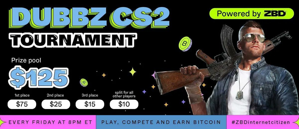 _playdubbz's tweet photo. #CS2 1v1 Tournament this Friday with our friends 

$125 up for grabs and it's free to enter.  Every player gets a prize! https://t.co/0jIqzK5qBL
