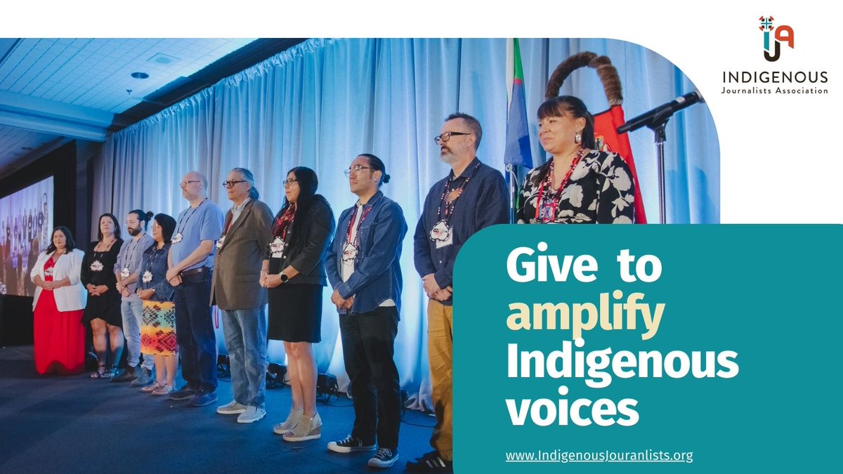 Support Indigenous Journalists this season by donating directly as a gift for this #holiday. #givingtuesday 

More on #IJA programs: indigenousjournalists.org

Donate: naja.wildapricot.org/Donate