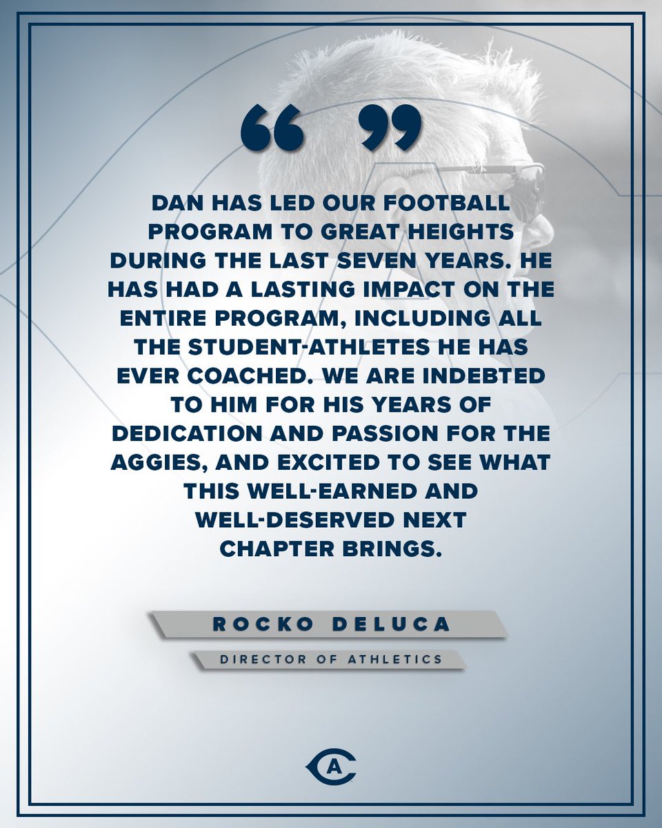 𝐓𝐡𝐚𝐧𝐤𝐬 𝐂𝐨𝐚𝐜𝐡.

#GoAgs | <a href="/UCDfootball/">UC Davis Football</a>