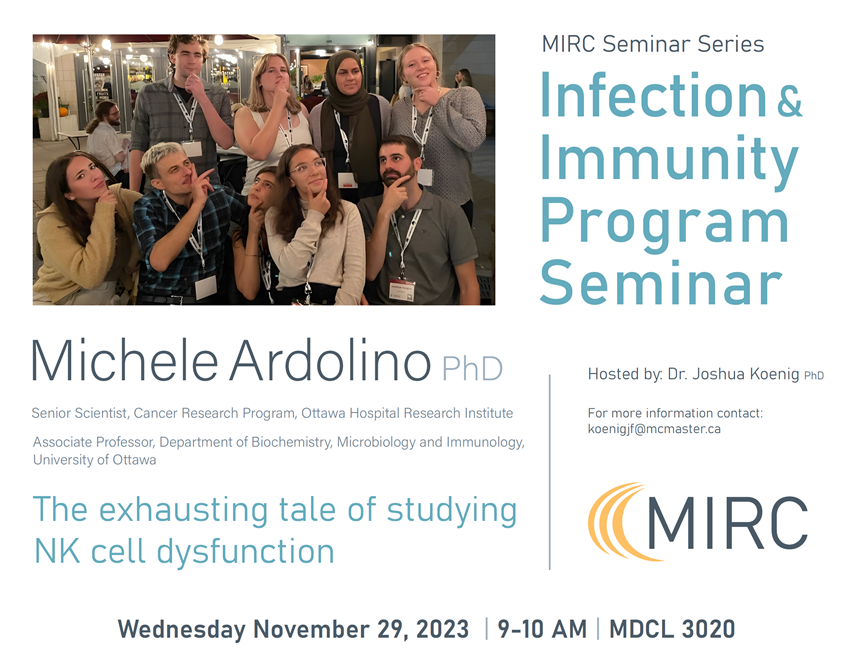 Don't miss our exciting guest  Dr. Michele Ardolino from <a href="/uOttawa/">Université d'Ottawa | University of Ottawa</a> at the MIRC Seminar Series tomorrow! <a href="/QFKC/">Michele Ardolino</a> <a href="/ArdolinoLab/">Ardolino Lab</a>