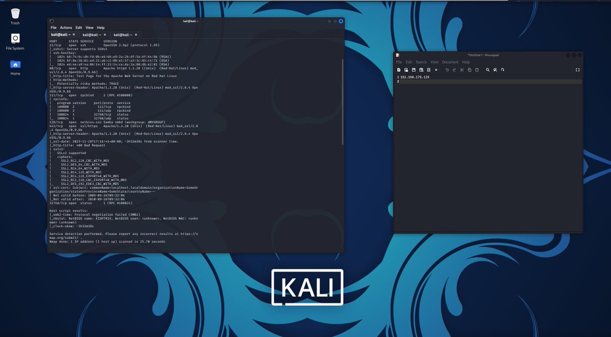 ITMikeMarshall's tweet photo. nmap is cool 😎 Enjoying this section so far! I didn't get to spend a lot of time today on it because a lot was going on at work but I'll finish it today once I get home 👨‍🎓 
#tcmsecurity
#tcm 
#cybersecurity 
#nmap 
#ethicalhacking 
#penetrationtesting 
#enumeration https://t.co/wbIqeIDnIf