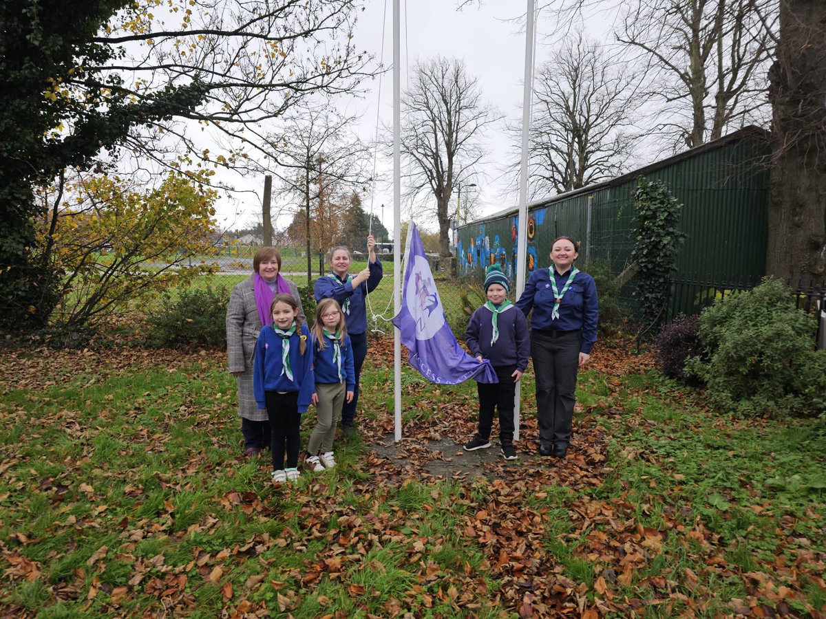 access_maynooth's tweet photo. 🙏Thank you Maynooth Scouts for your steadfast support of Maynooth Access Group and #KildareDisabilityWeek We love that you have raised the @AccessKildare purple flag and decorated your den,creating an inclusive space where everyone is valued and belongs.#PurpleLights23 #Idpwd23 https://t.co/RI5fEUD2hU