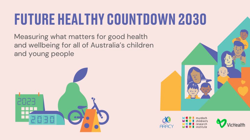 Highlighting health and wellbeing of young Australians, Future Healthy Countdown 2030 has launched! Congratulations Kate Lycett @DeakinSeed researcher, coordinating editor of the @theMJA supplement. @VicHealth @MCRI_for_kids @ARACYAustralia Learn more: bit.ly/46BR5Ki