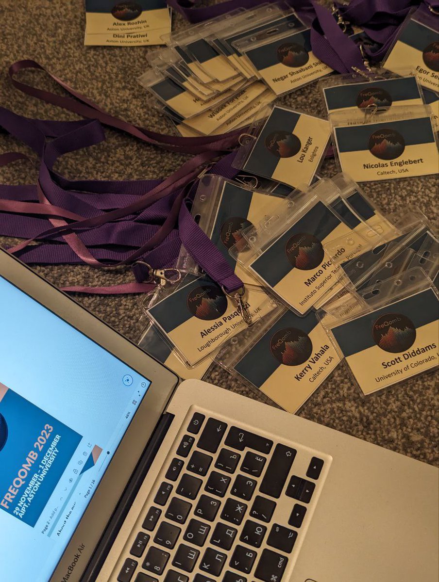NManuilovich's tweet photo. The night before #FreQomb
Excited and nervous! Can't wait to welcome our speakers and attendees at @AstonPhotonics
@AiPTEvents https://t.co/5TqAuRF3tJ
