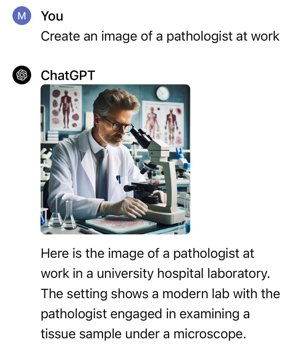 Ok this is fun if you ask ChatGPT to give you more of something let’s just say it escalates quickly.

Here is the answer to what happens if you keep asking for more Pathology!

Base image: